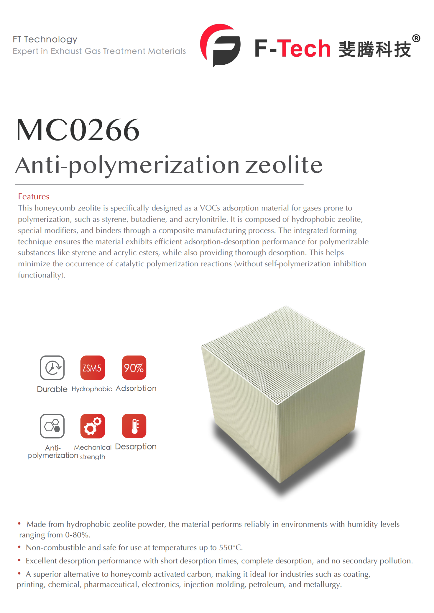 Honeycomb catalyst, honeycomb zeolite, catalyst, precious metal, adsorbent, zeolite, molecular sieve, VOCs